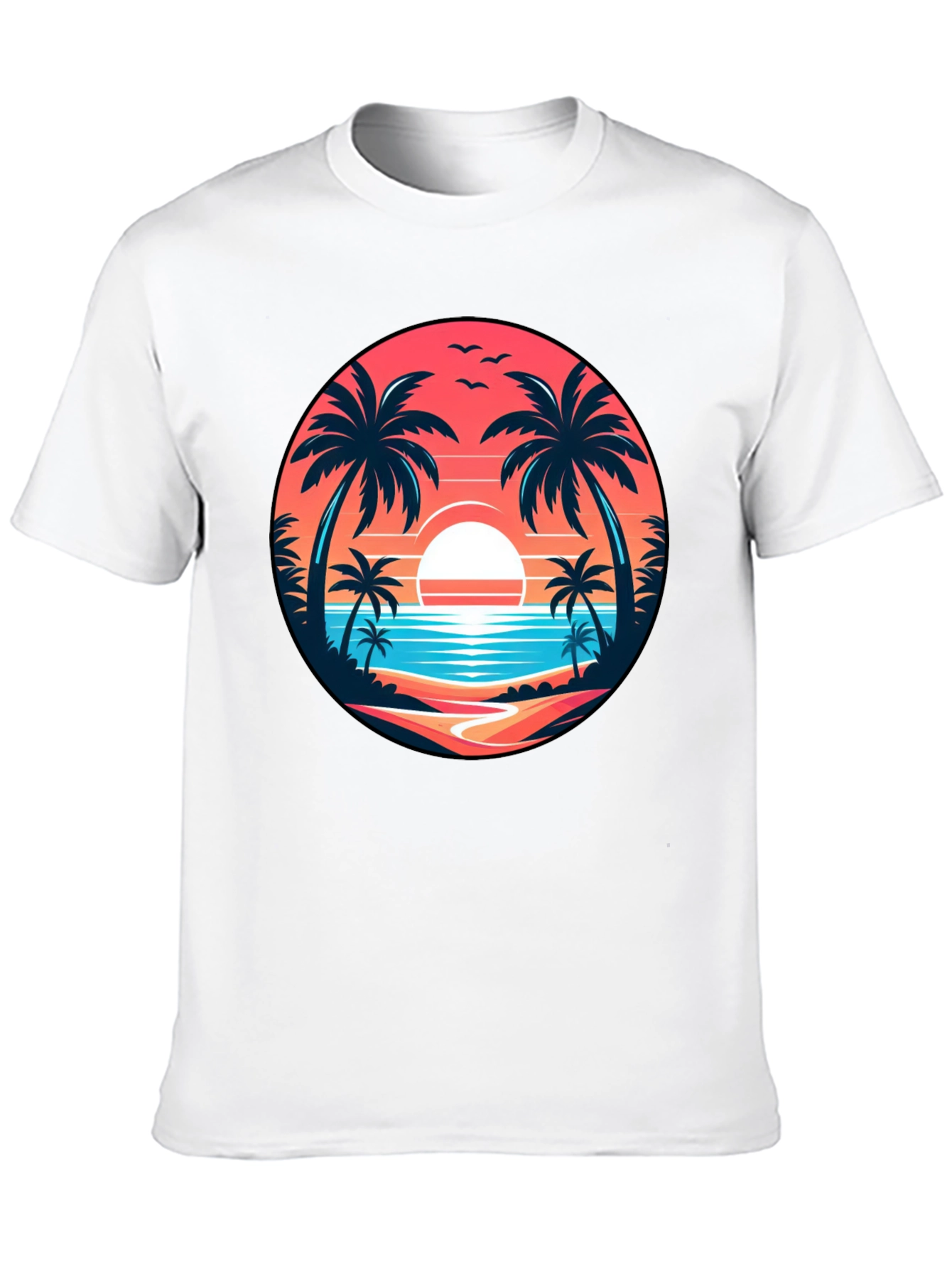 Tropical Paradise Graphic T-Shirt