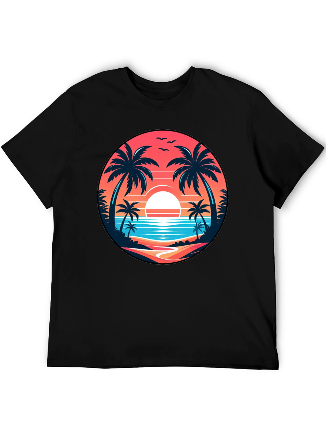 Tropical Paradise Graphic T-Shirt