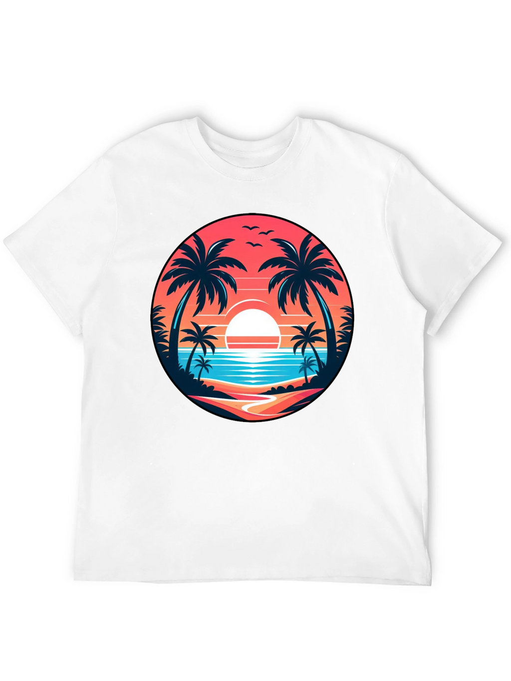 Tropical Paradise Graphic T-Shirt