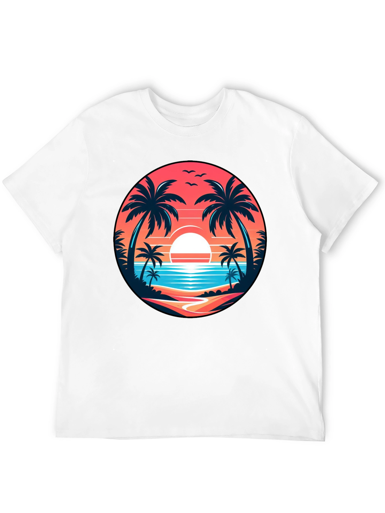Tropical Paradise Graphic T-Shirt
