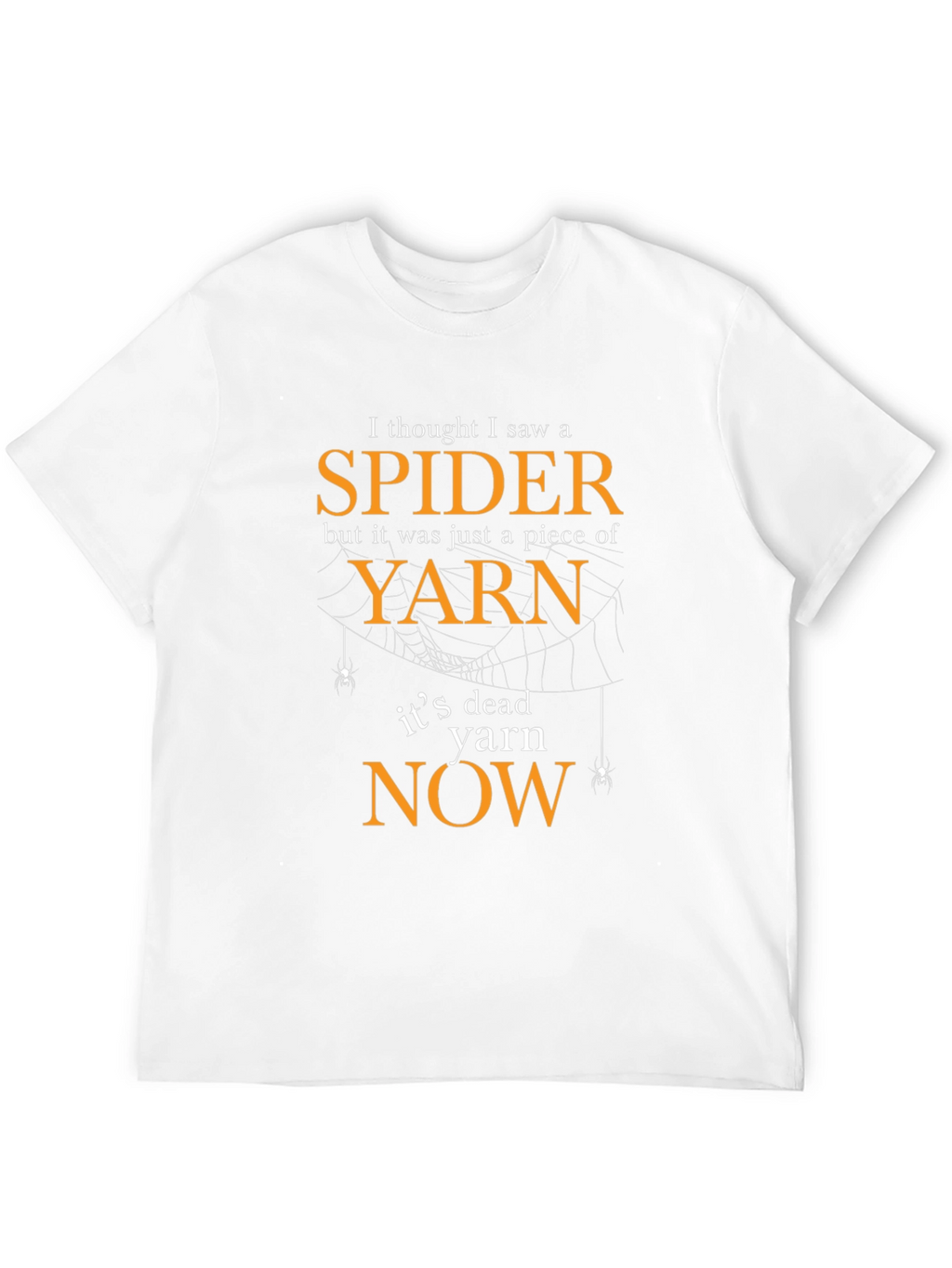Spider Yarn T-Shirt - Funny Halloween Graphic Tee
