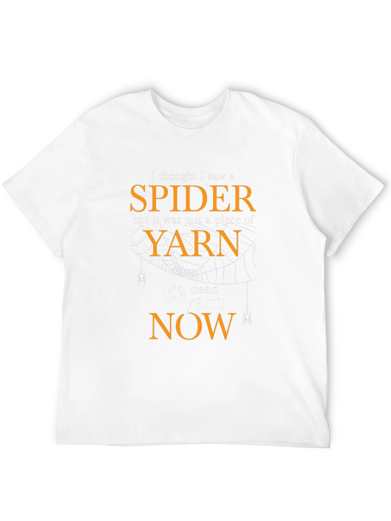 Spider Yarn T-Shirt - Funny Halloween Graphic Tee