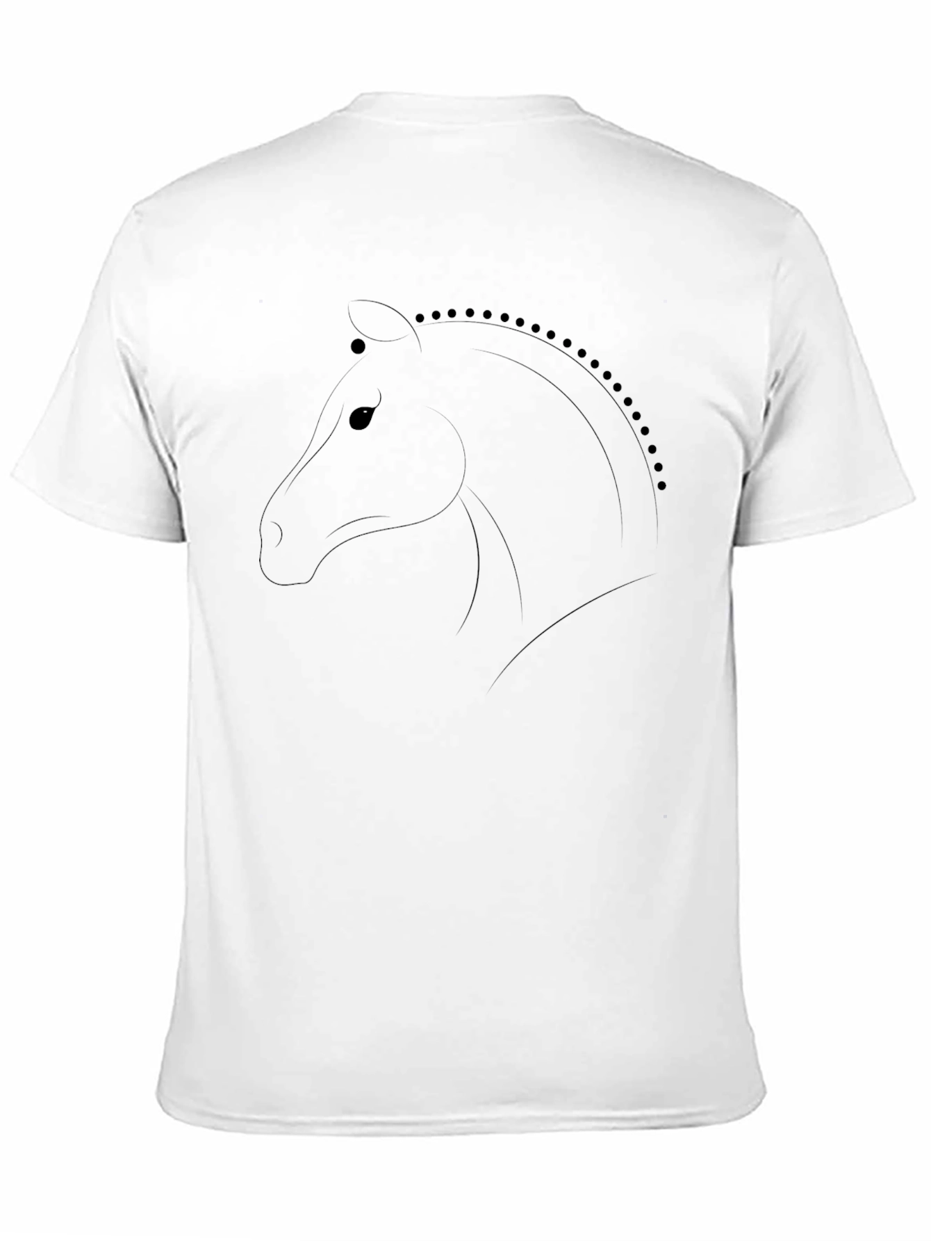 Black Horse Graphic Tee - Stylish & Unique