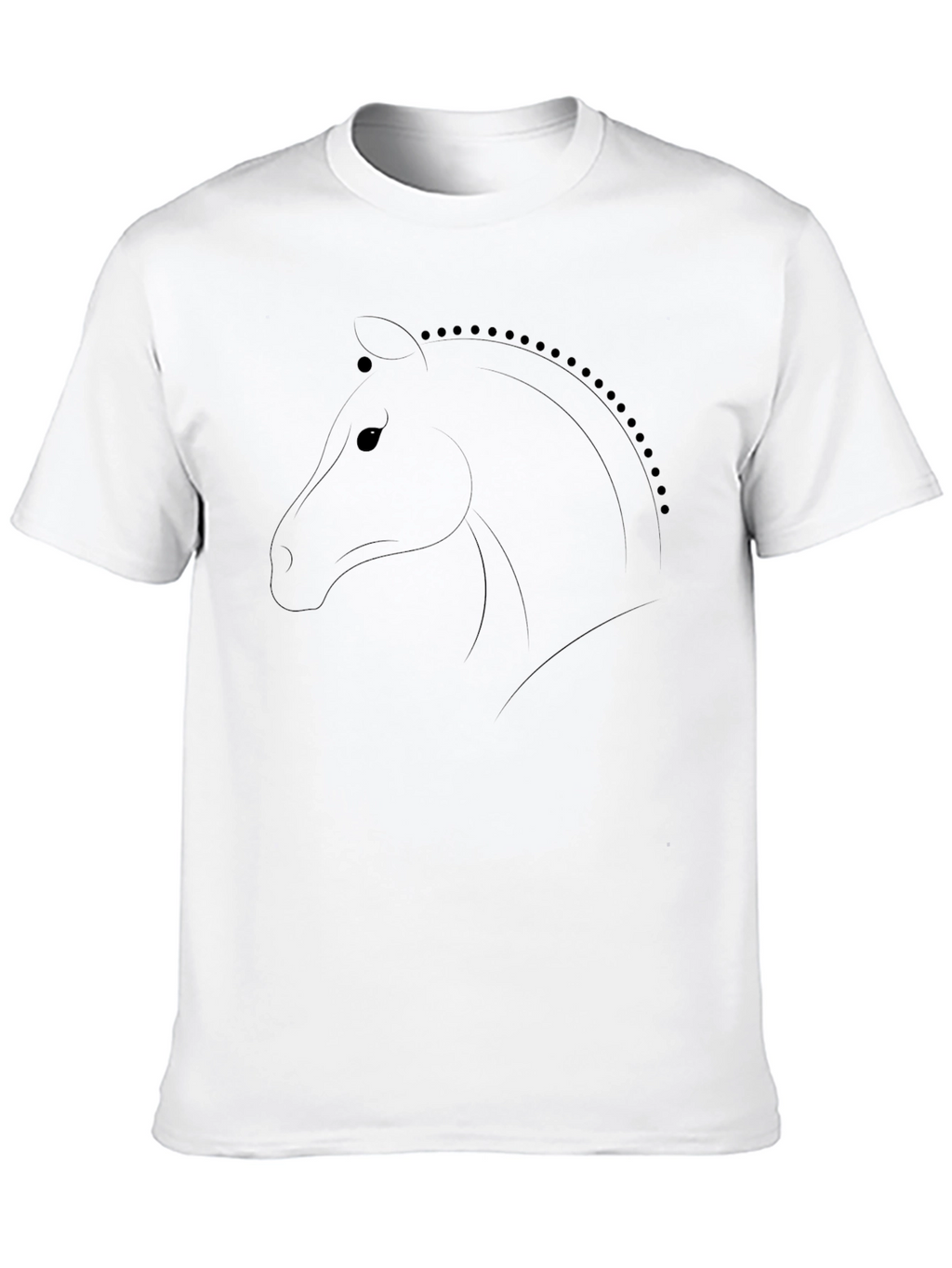 Black Horse Graphic Tee - Stylish & Unique