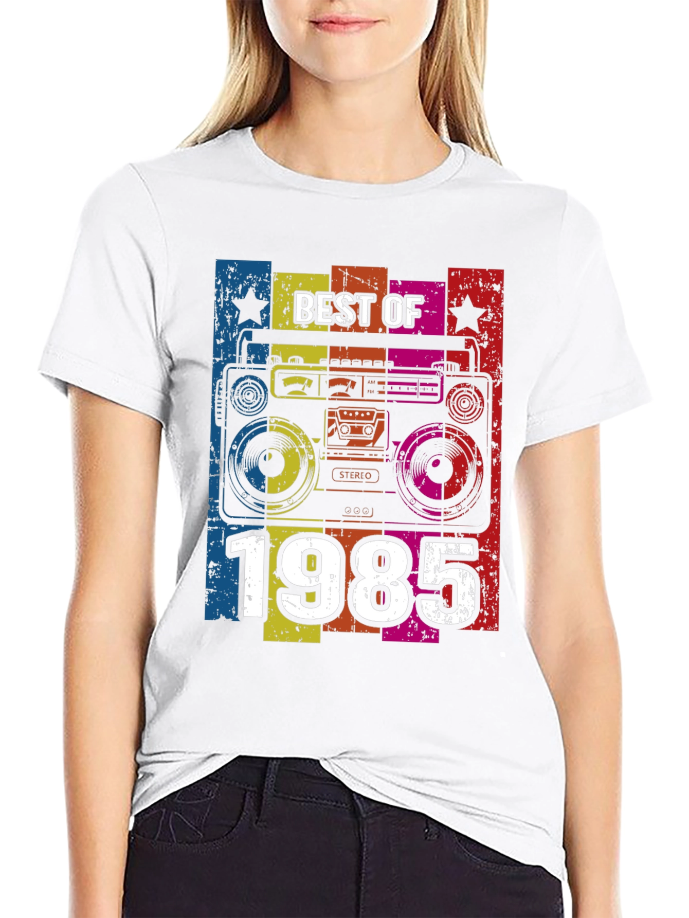 Best of 1985 Retro Boombox T-Shirt