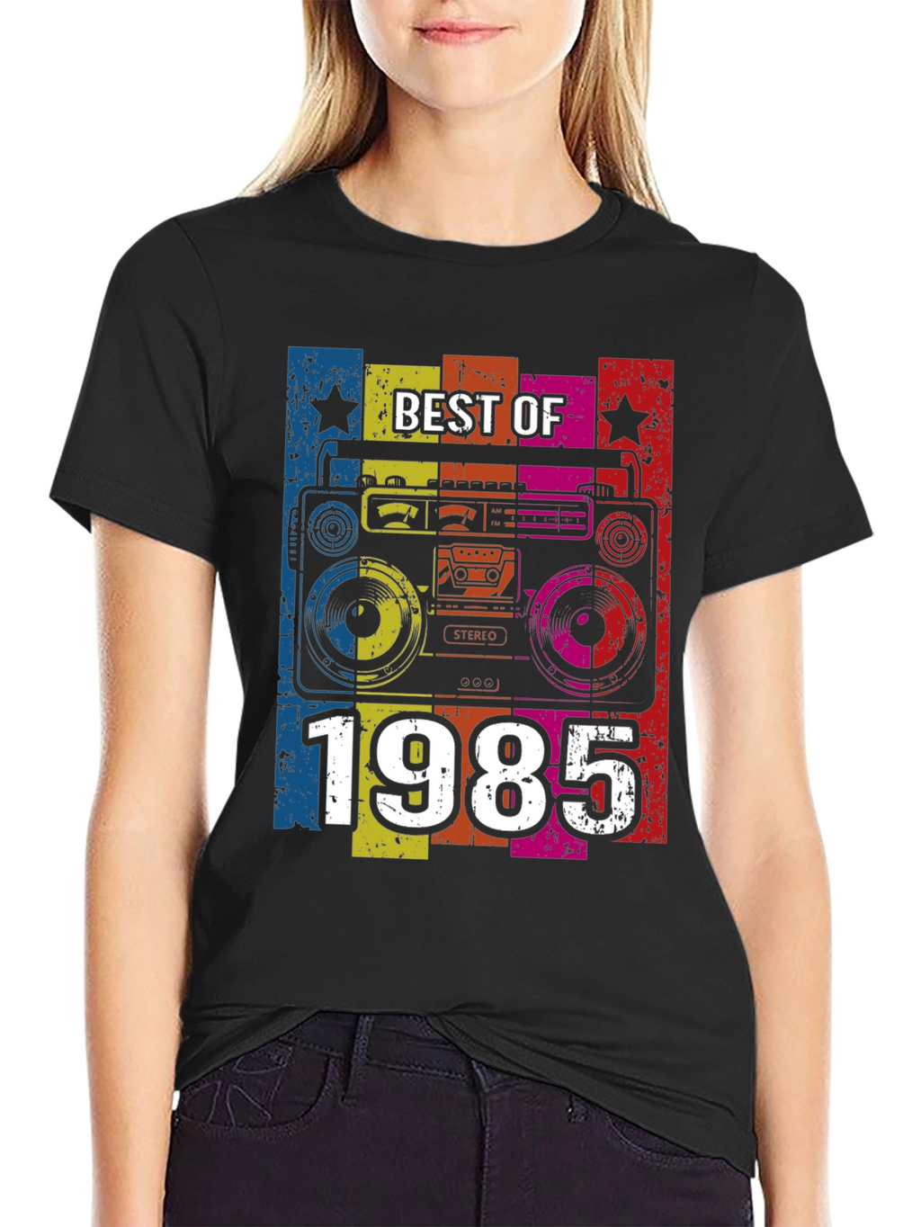 Best of 1985 Retro Boombox T-Shirt