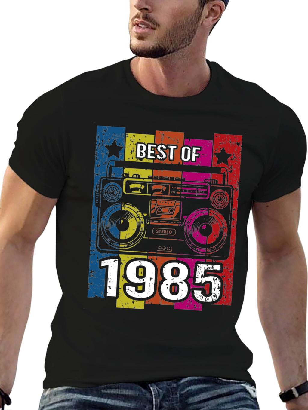 Best of 1985 Retro Boombox T-Shirt