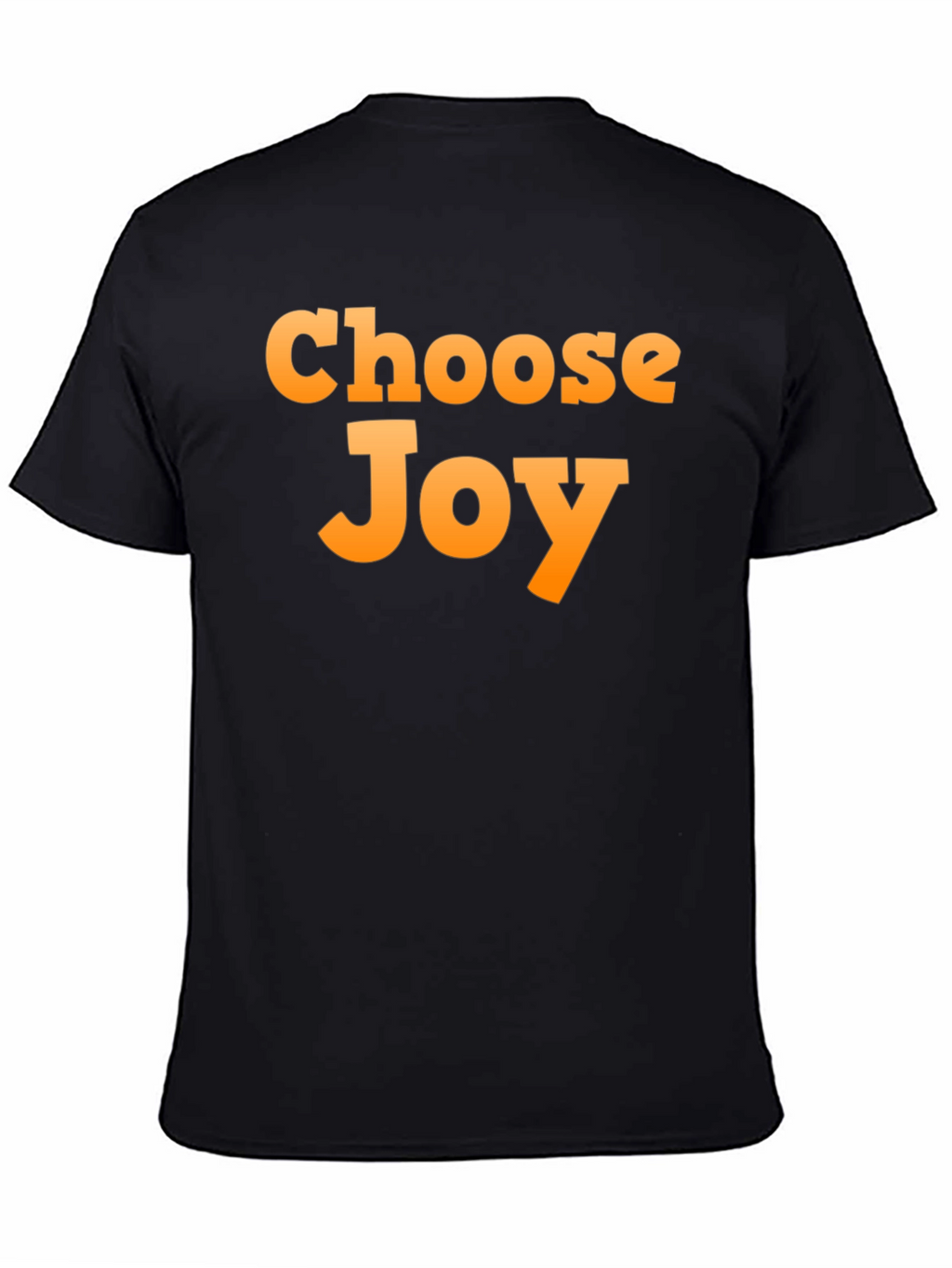 Choose Joy Graphic T-Shirt - Black Casual Tee