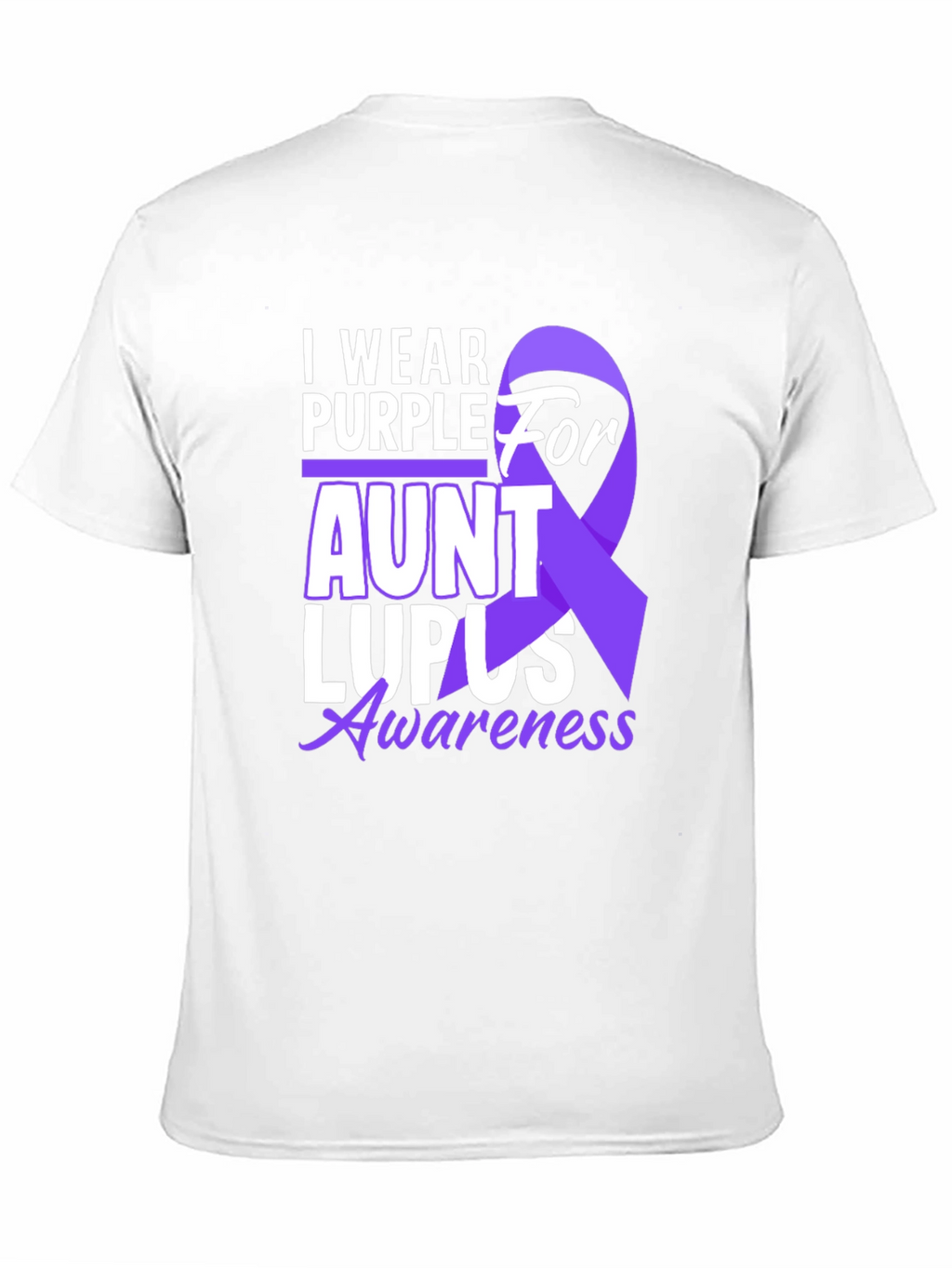 I Wear Purple for Aunt Lupus Awareness T-Shirt