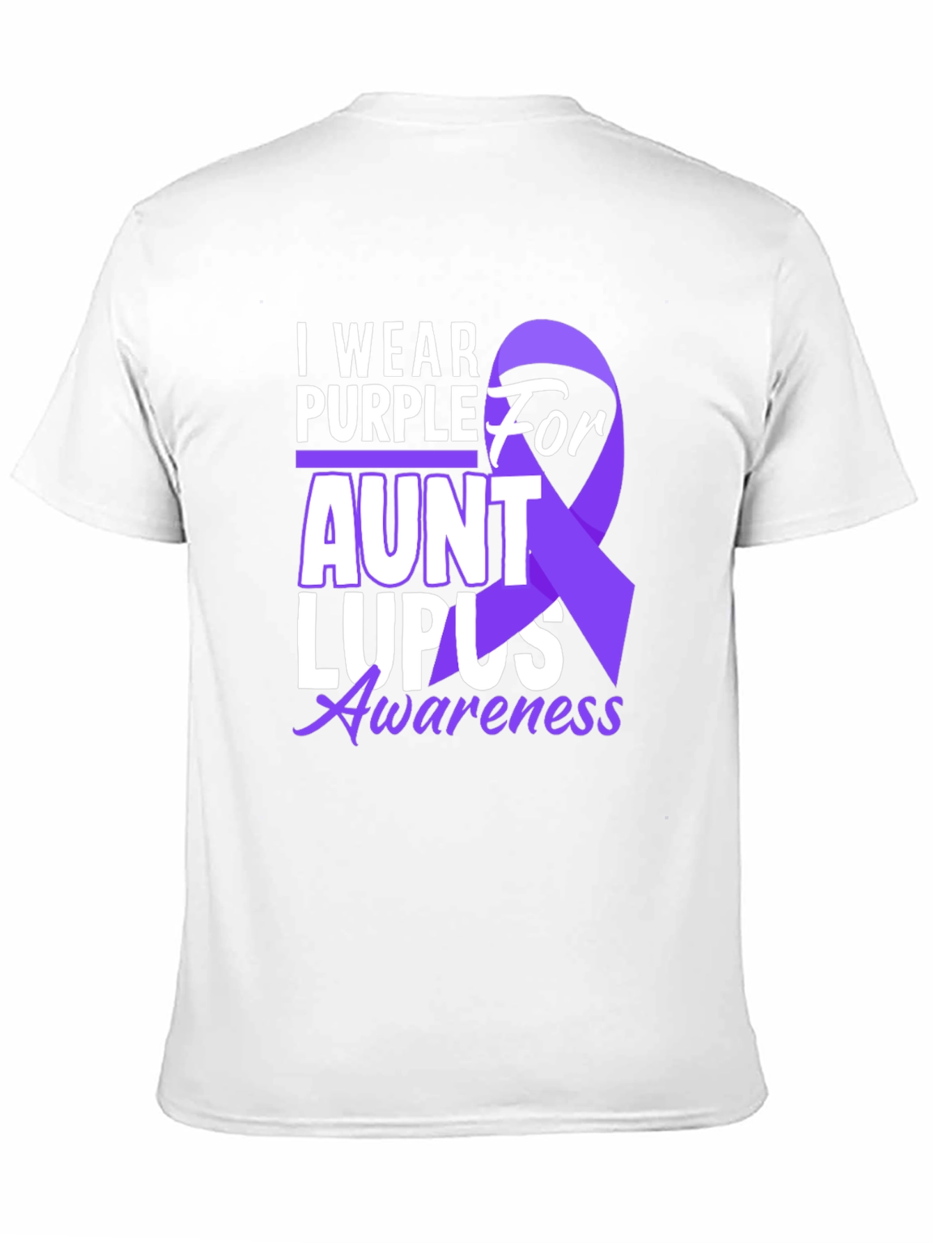 I Wear Purple for Aunt Lupus Awareness T-Shirt