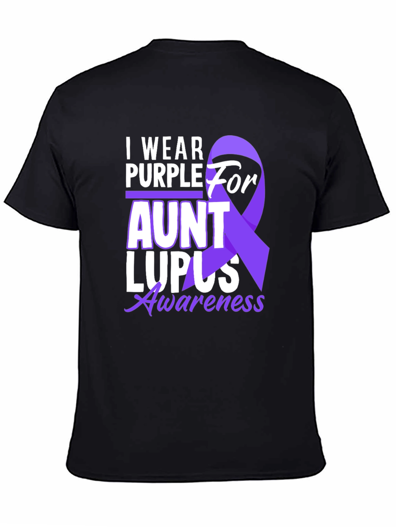 I Wear Purple for Aunt Lupus Awareness T-Shirt