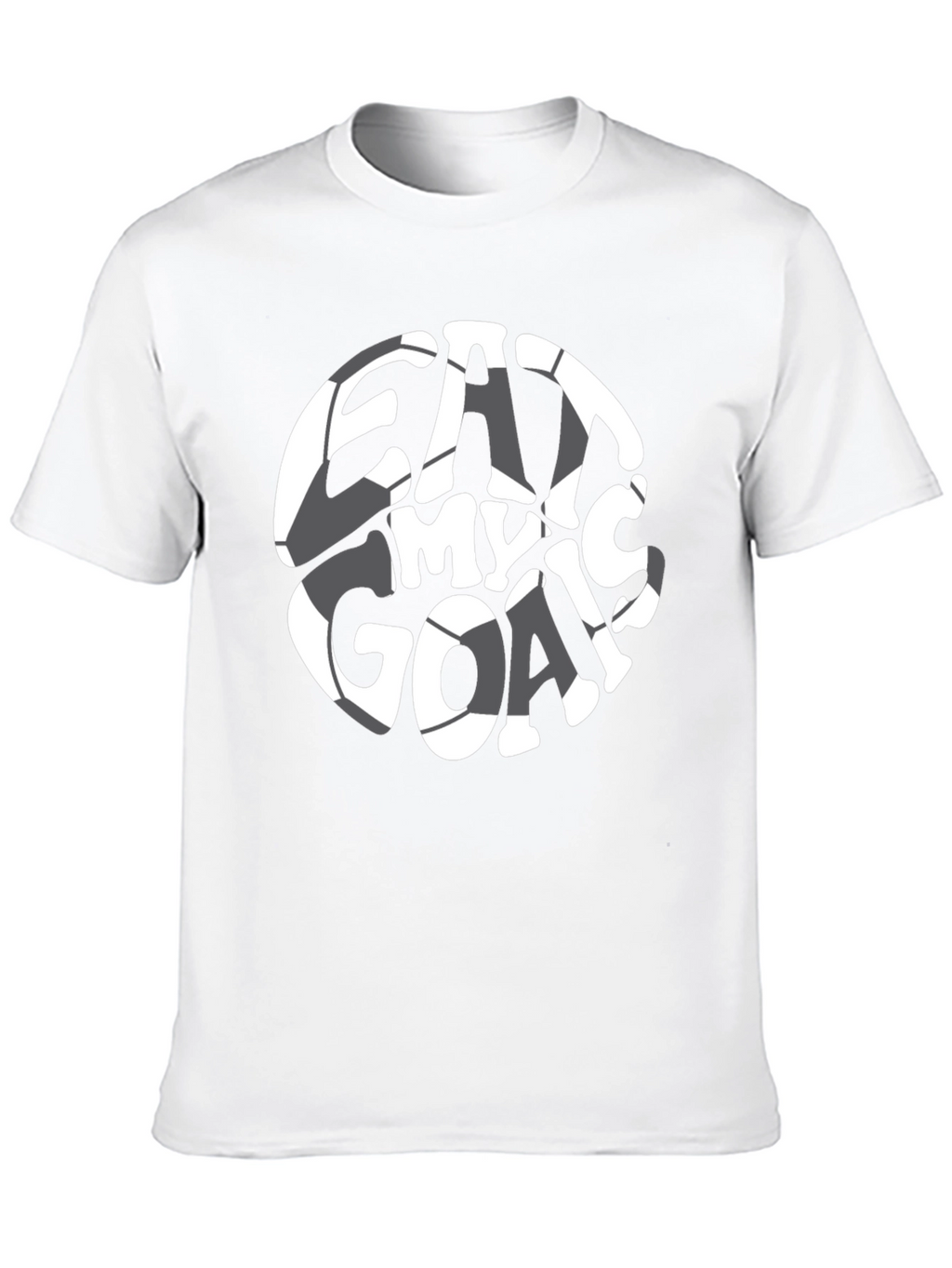 Eat My Goals Black Graphic T-Shirt