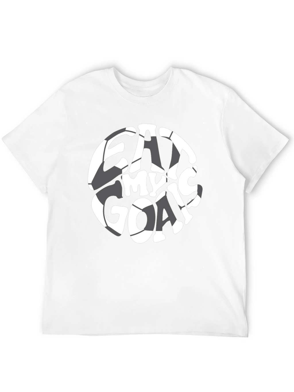 Eat My Goals Black Graphic T-Shirt