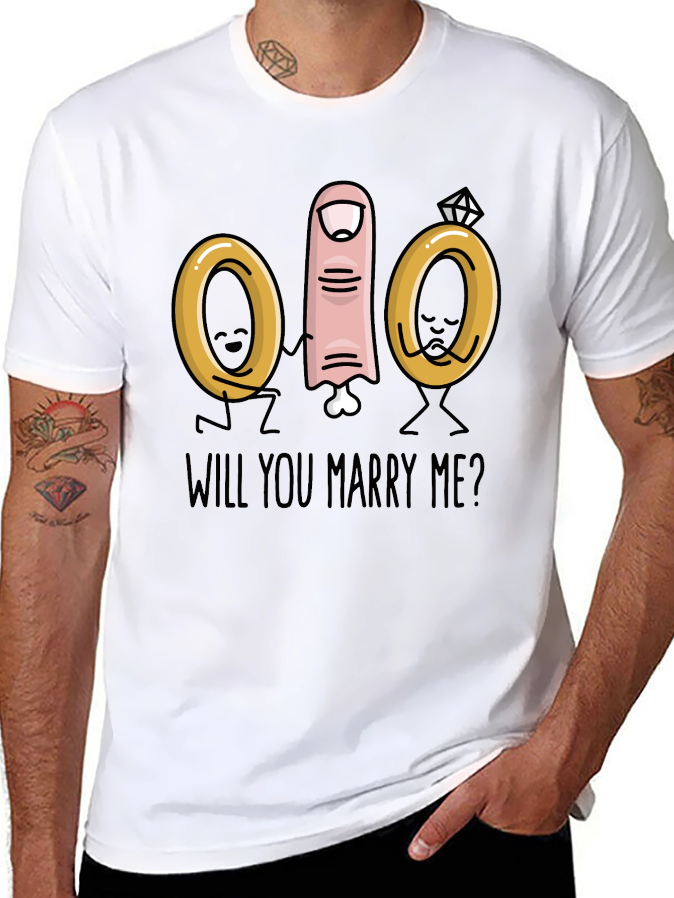 Will You Marry Me? Graphic T-Shirt