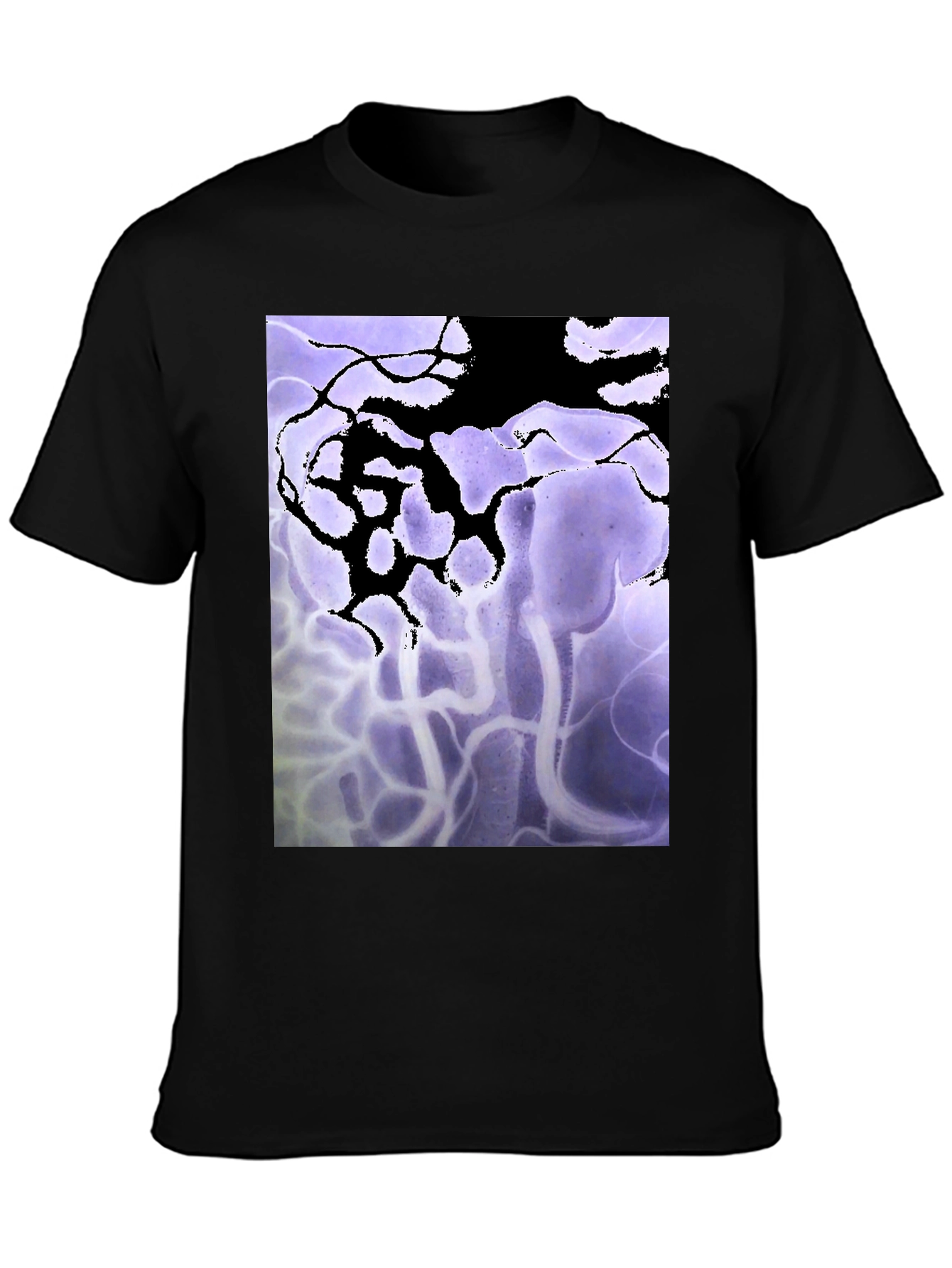 Abstract Art Black T-Shirt