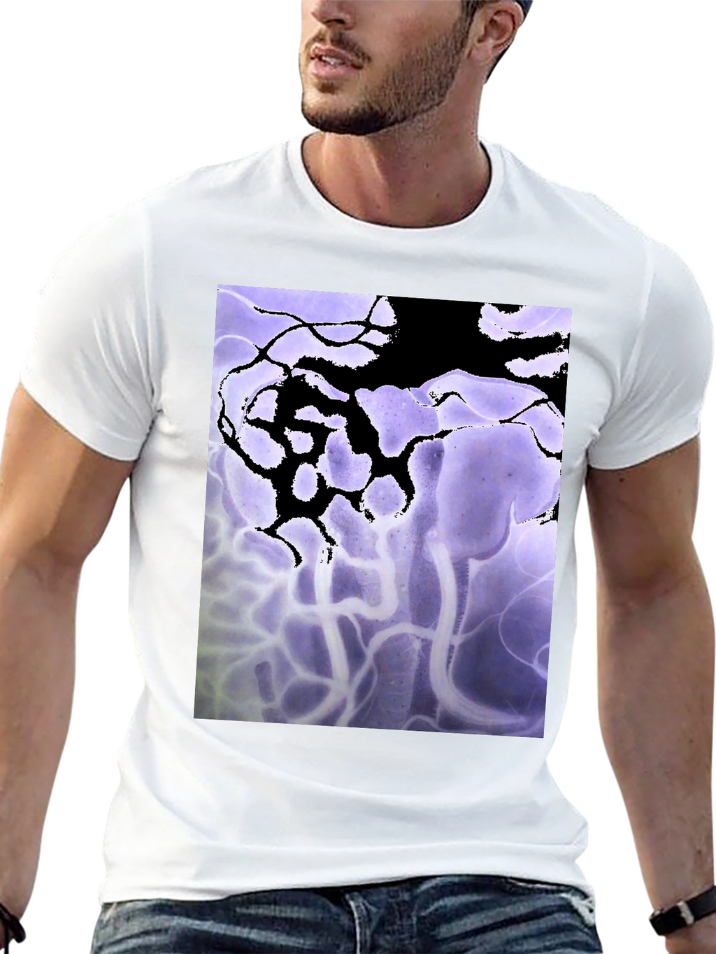 Abstract Art Black T-Shirt