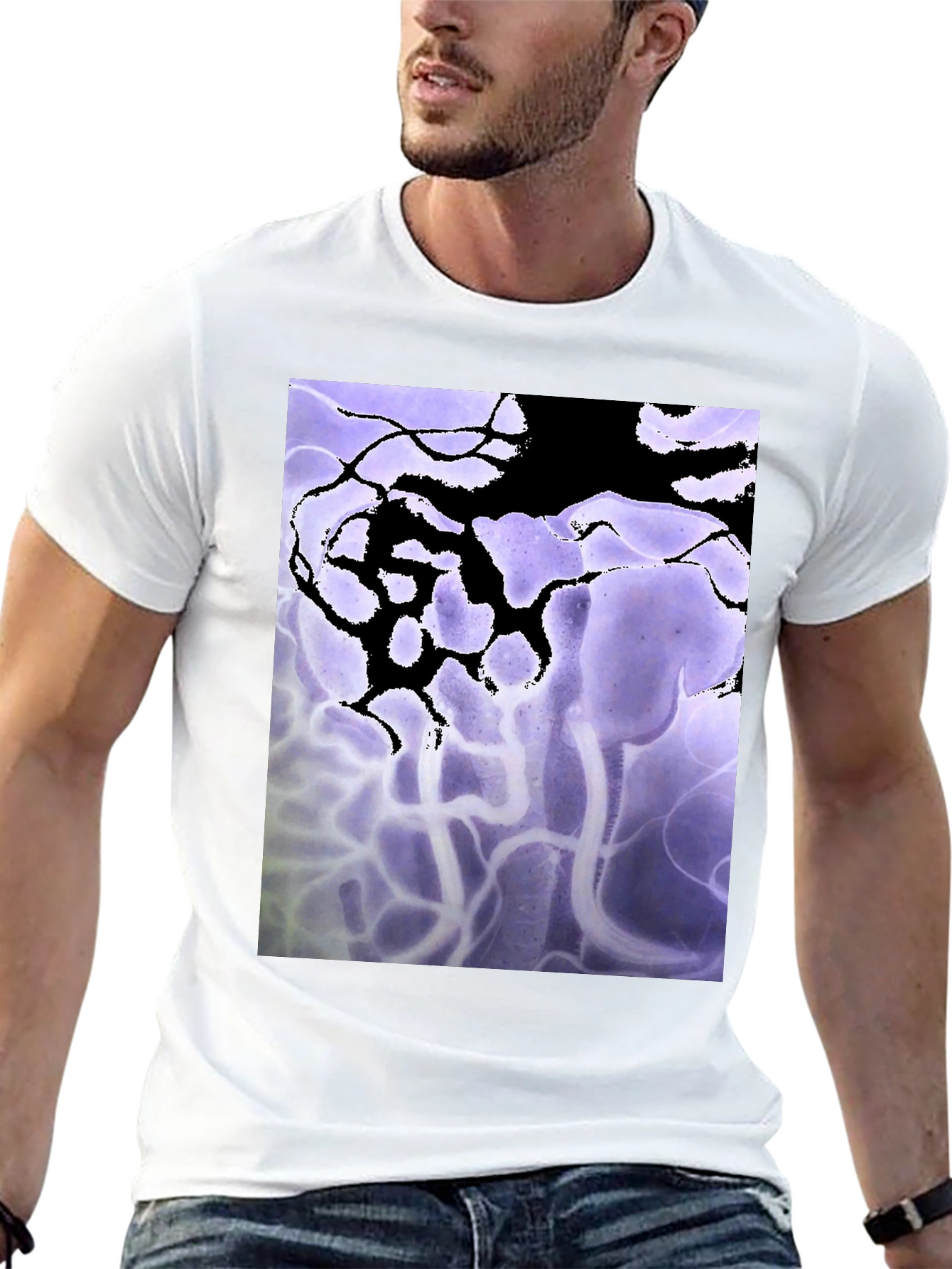 Abstract Art Black T-Shirt