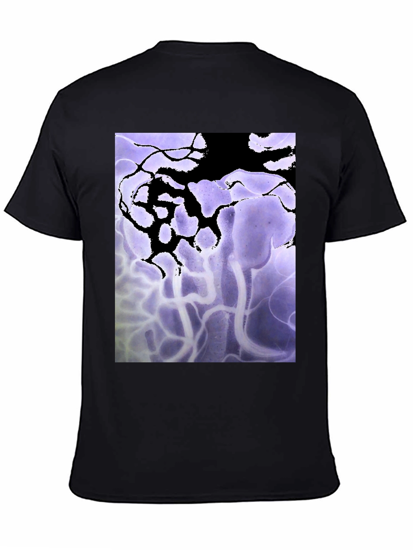 Abstract Art Black T-Shirt
