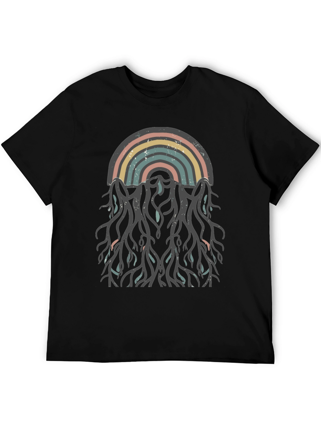Retro Rainbow Roots Graphic Tee