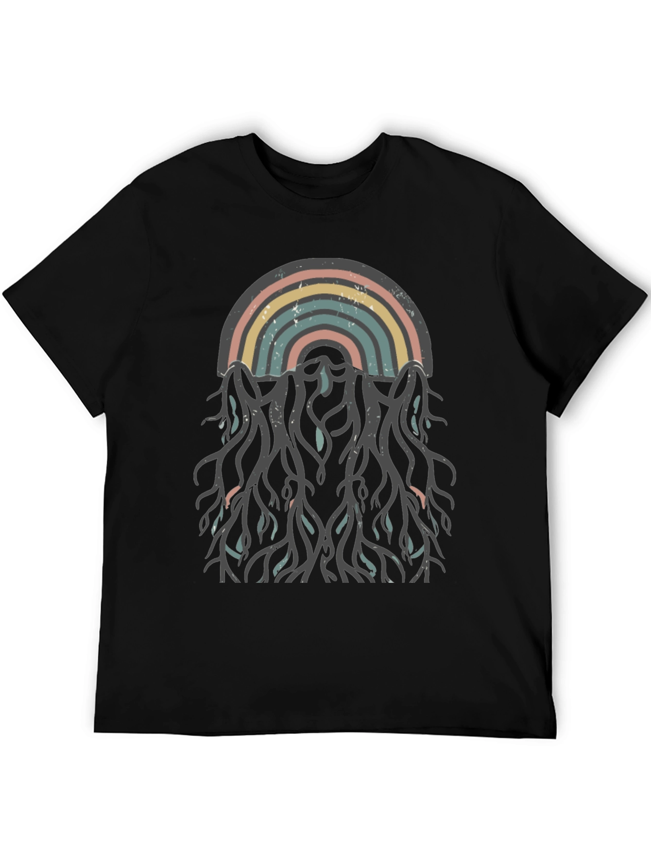 Retro Rainbow Roots Graphic Tee