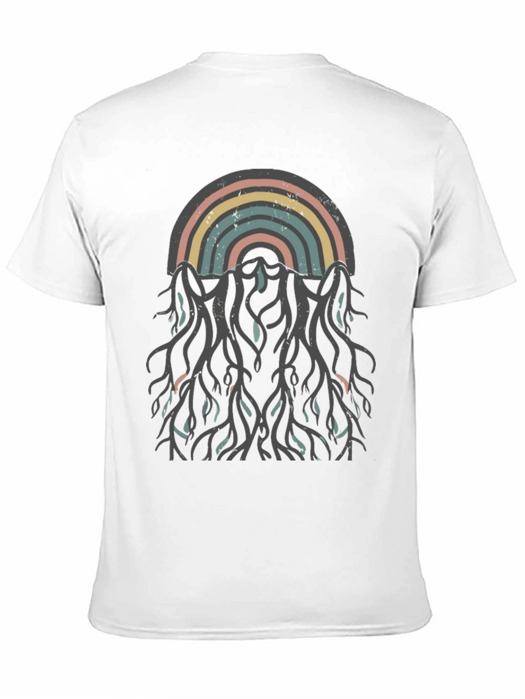Retro Rainbow Roots Graphic Tee