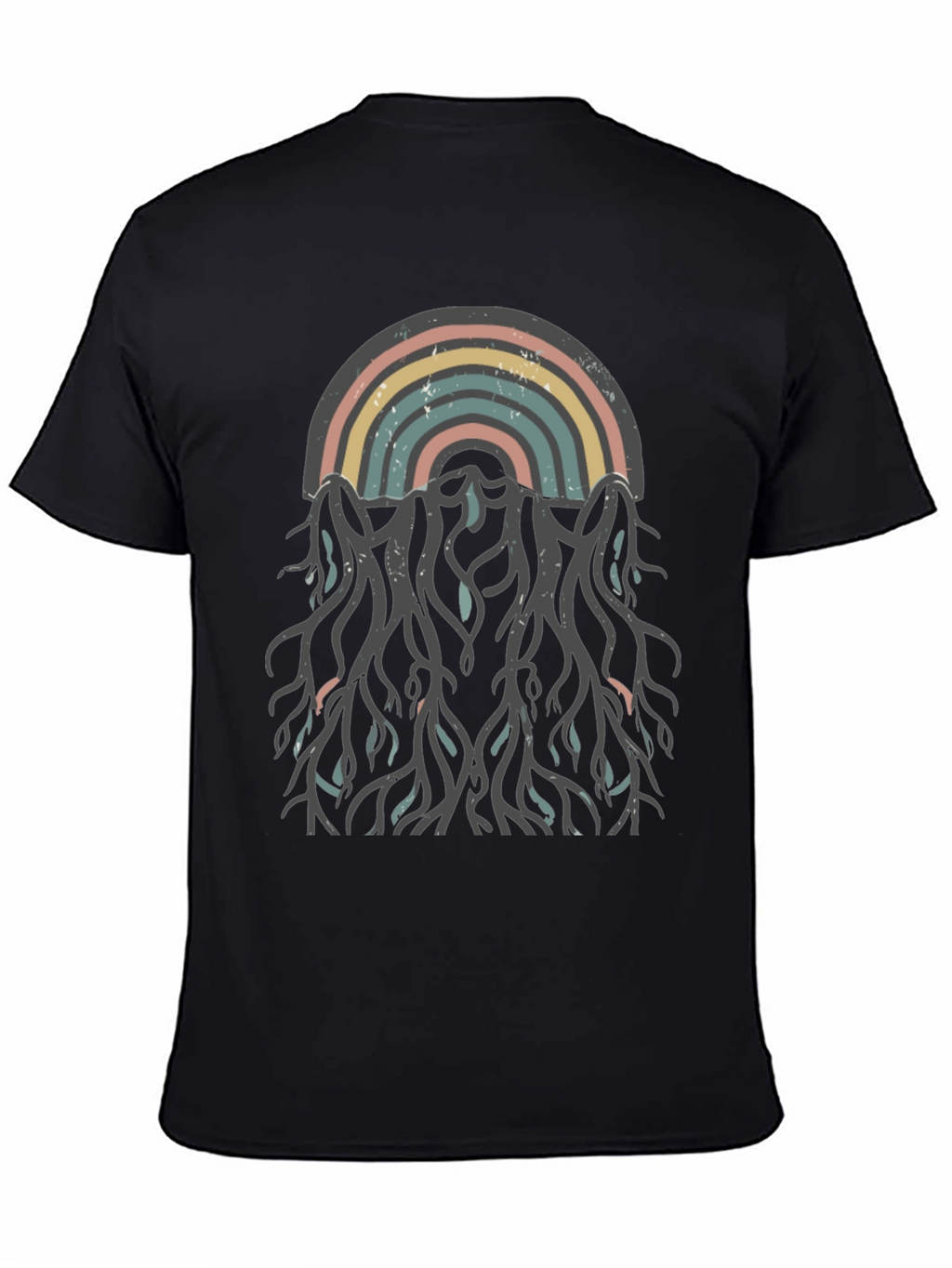 Retro Rainbow Roots Graphic Tee