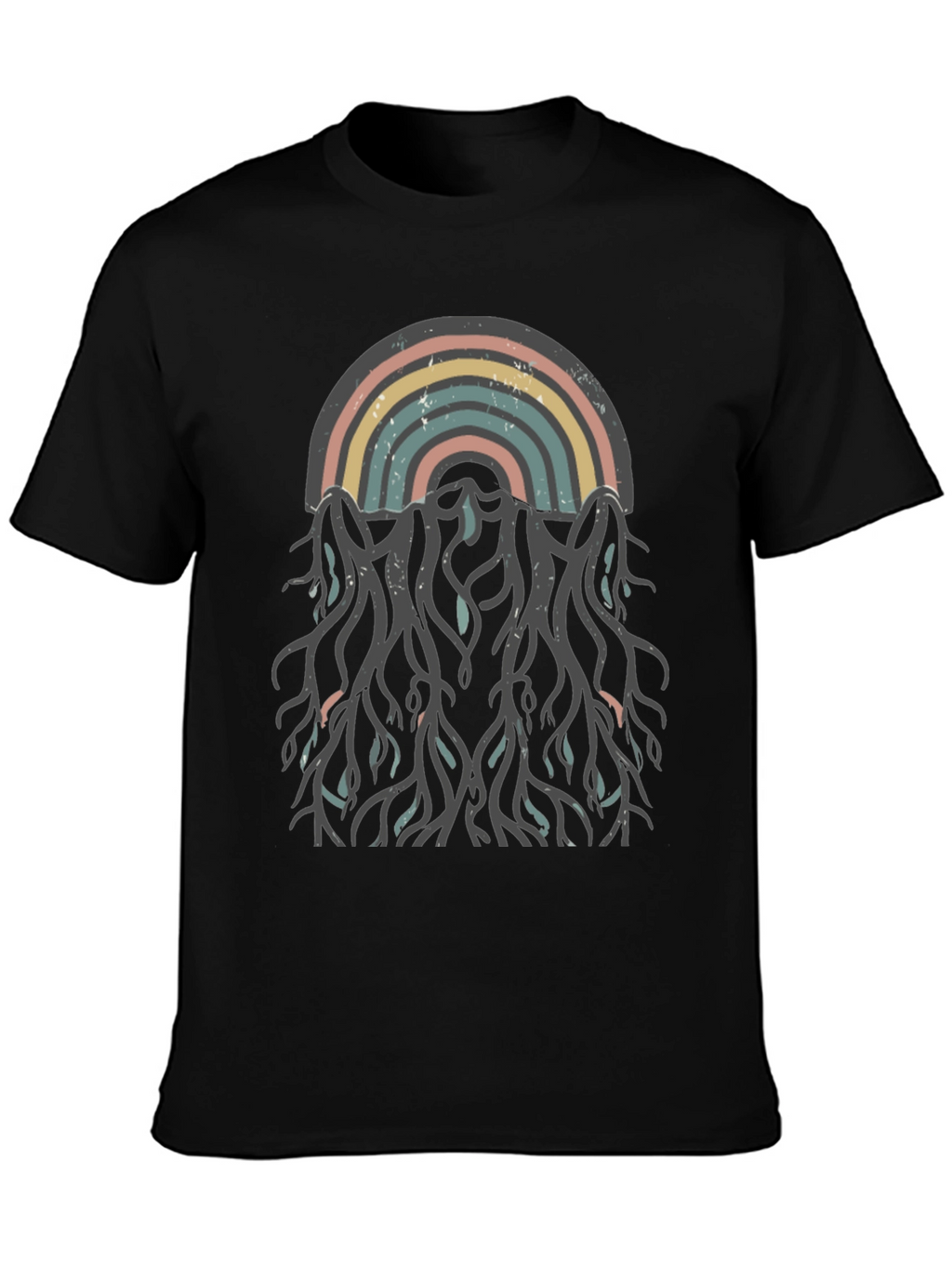 Retro Rainbow Roots Graphic Tee