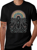 Retro Rainbow Roots Graphic Tee