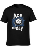 Ace the Day Volleyball Graphic T-Shirt