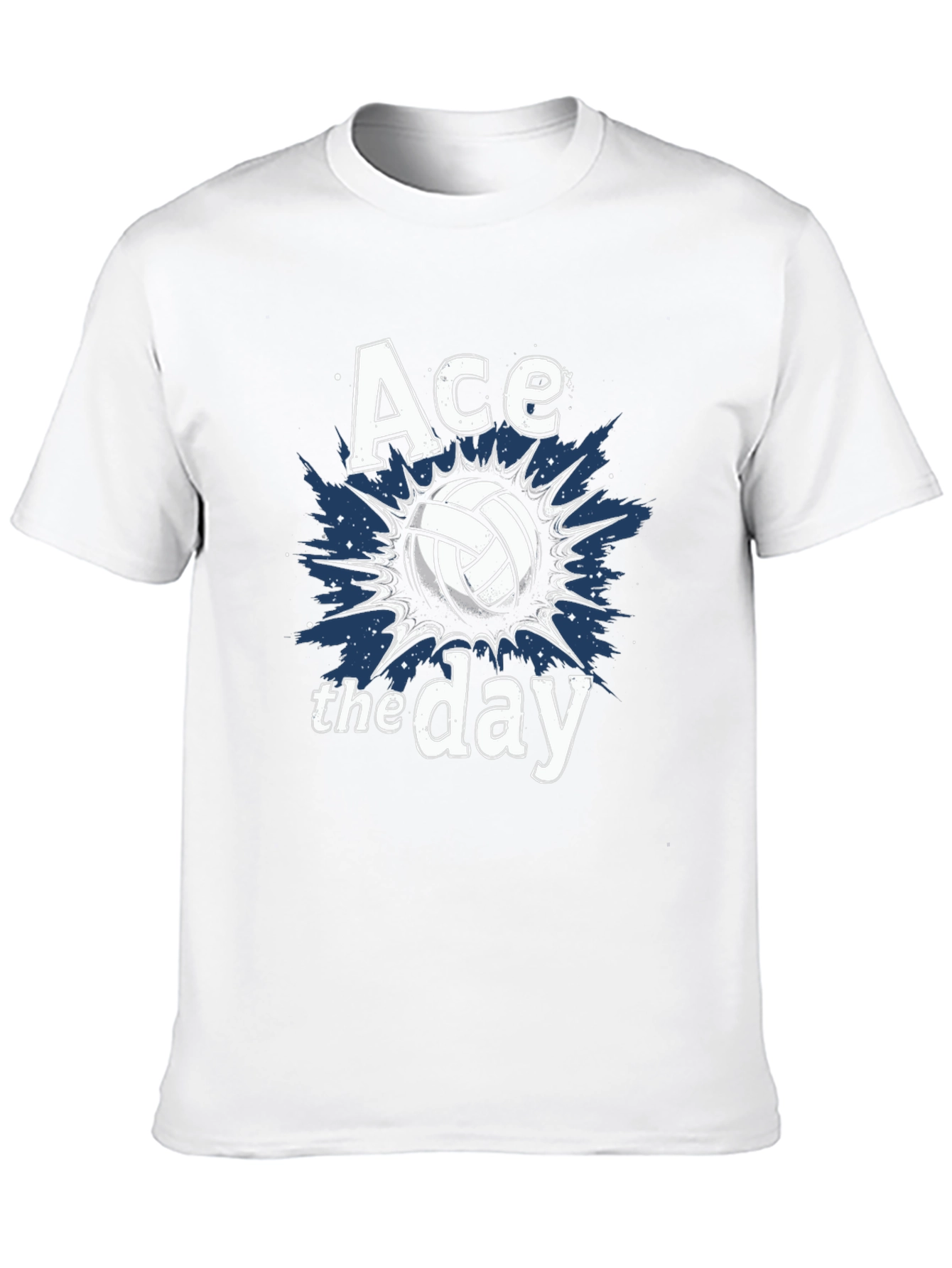 Ace the Day Volleyball Graphic T-Shirt
