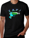 Sci-Fi Ray Gun Graphic T-Shirt
