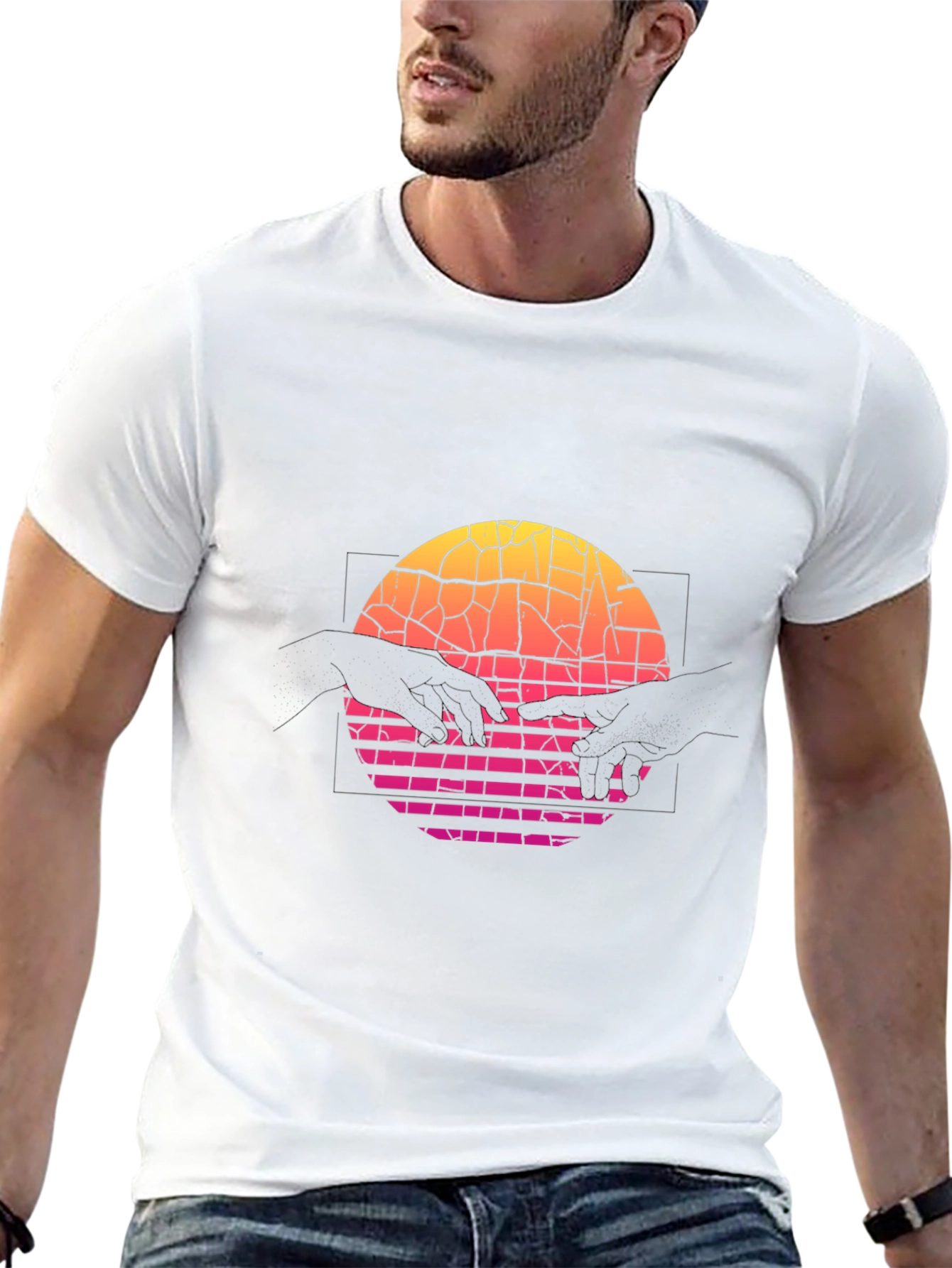 Retro Creation of Adam T-Shirt