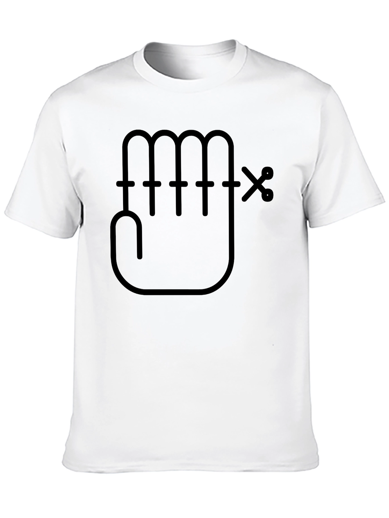 Graphic Hand Tee - Modern Design
