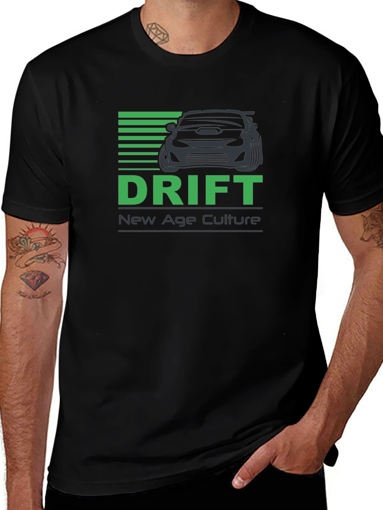 Drift Culture Graphic Tee - Black
