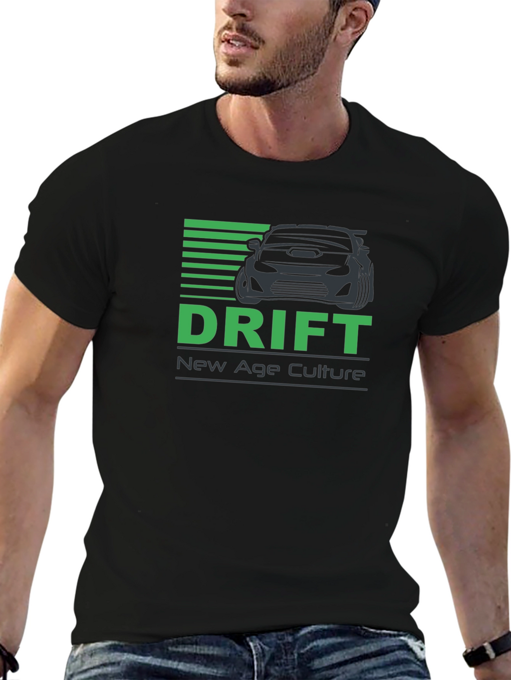 Drift Culture Graphic Tee - Black
