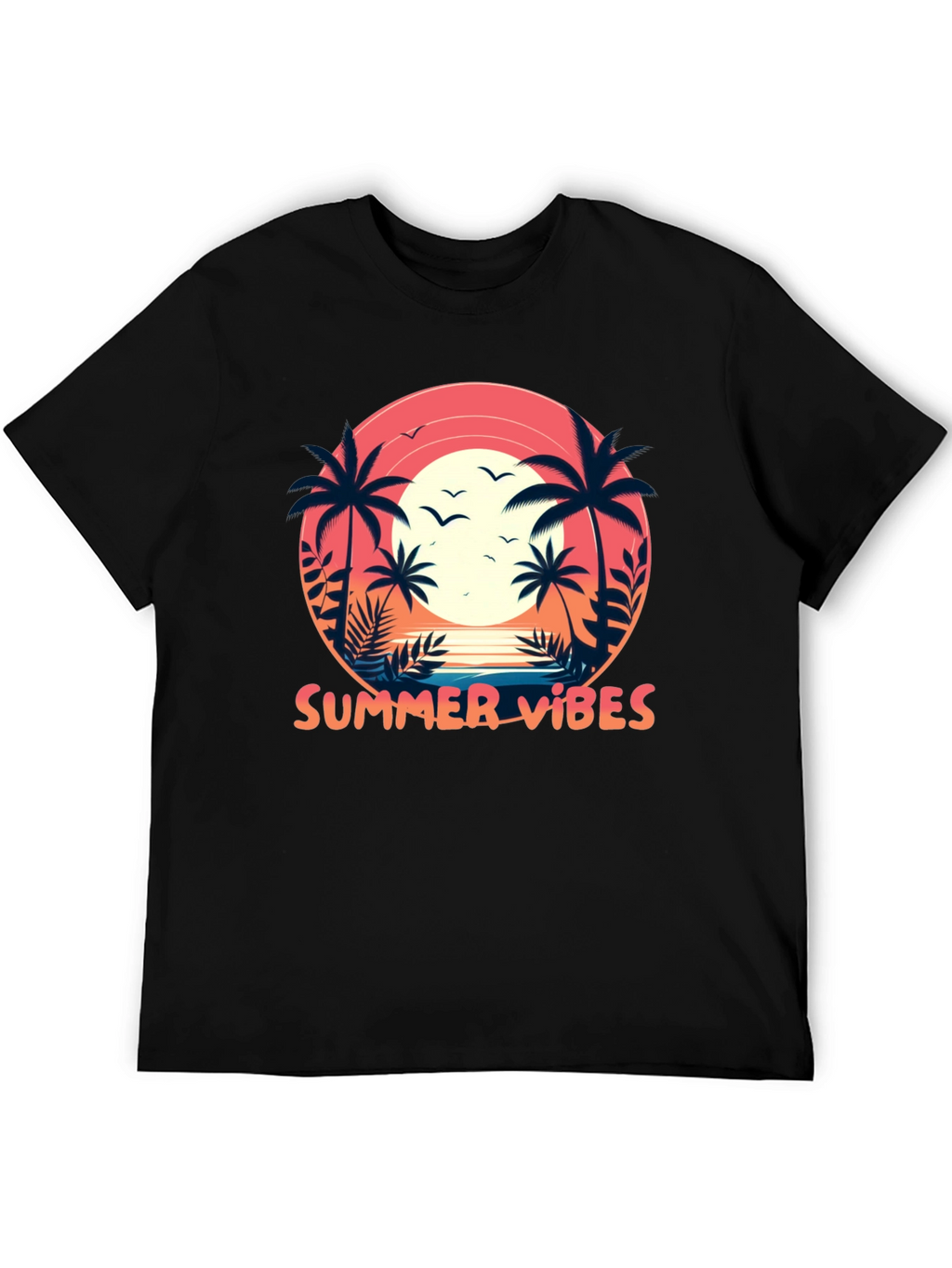 Summer Vibes Palm Tree T-Shirt