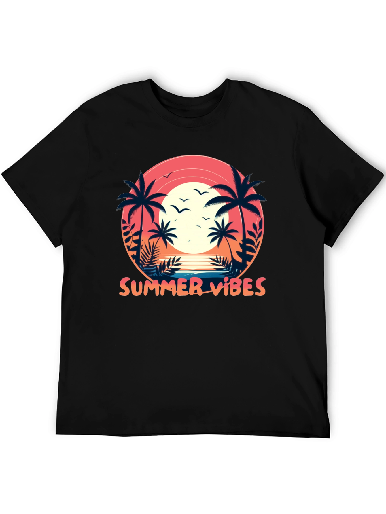 Summer Vibes Palm Tree T-Shirt