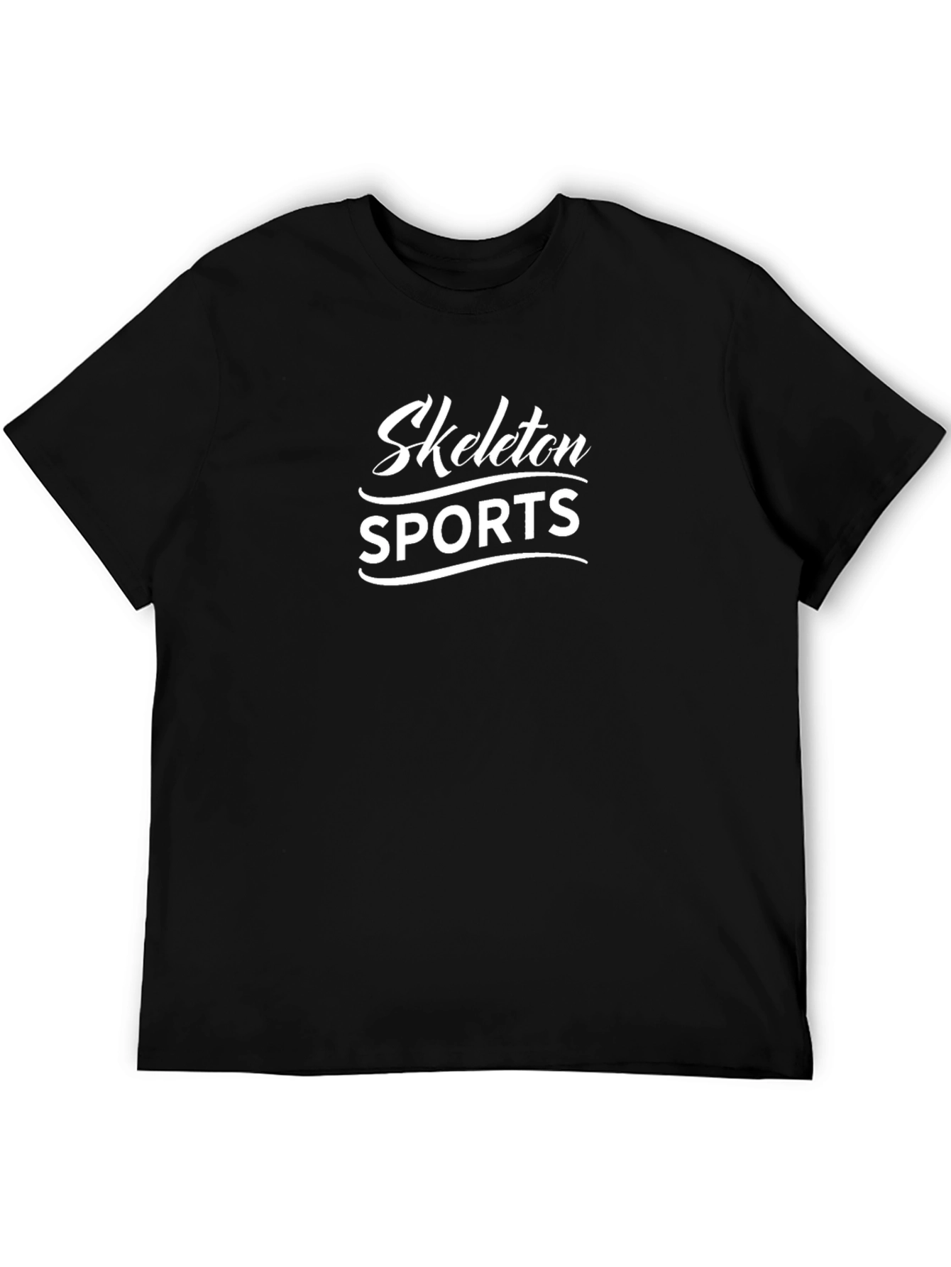 Skeleton Sports Black T-Shirt