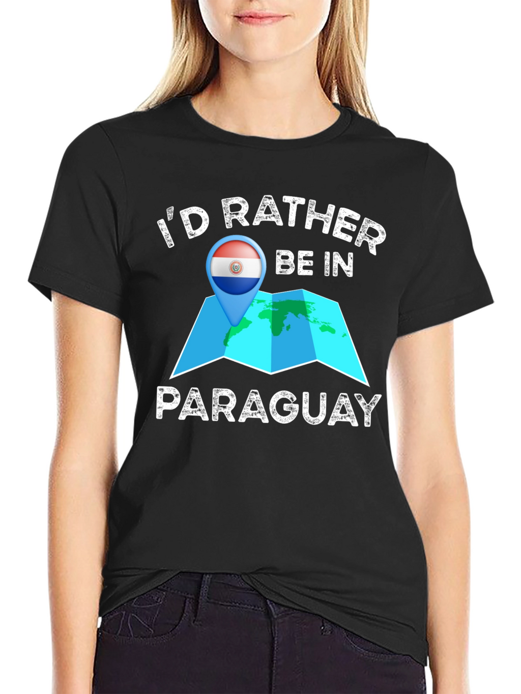 Id Rather Be In Paraguay T-Shirt