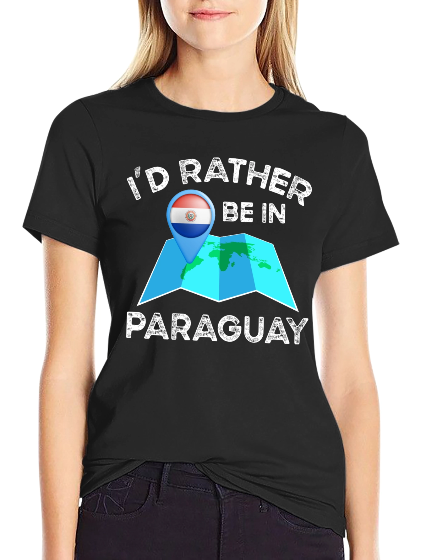 Id Rather Be In Paraguay T-Shirt