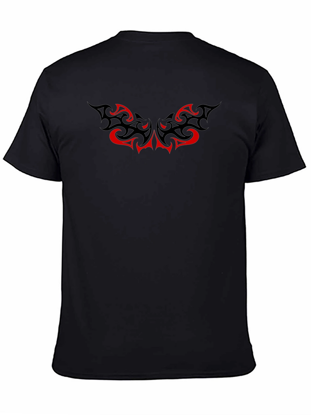 Tribal Tattoo Graphic Black T-Shirt