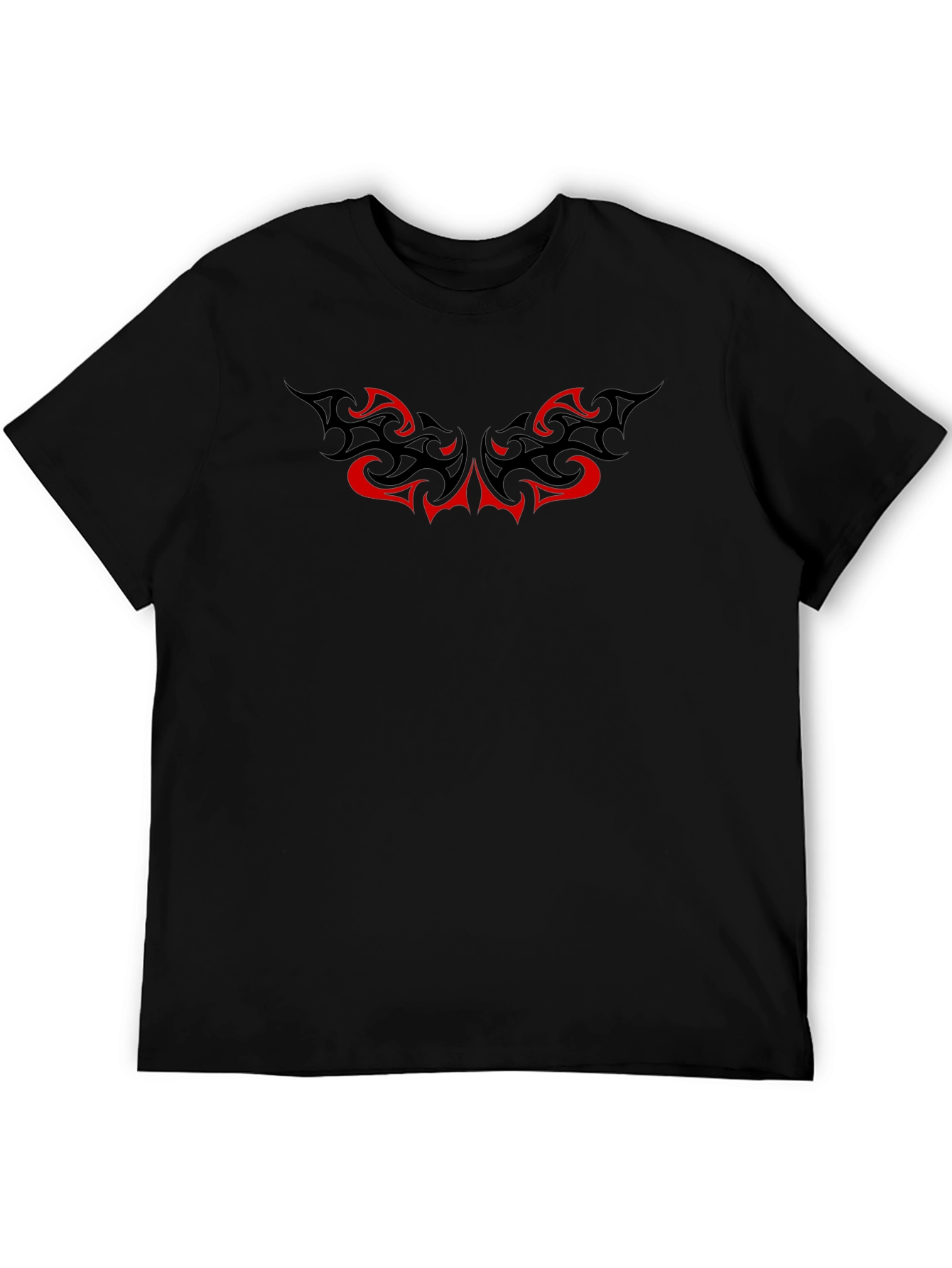 Tribal Tattoo Graphic Black T-Shirt