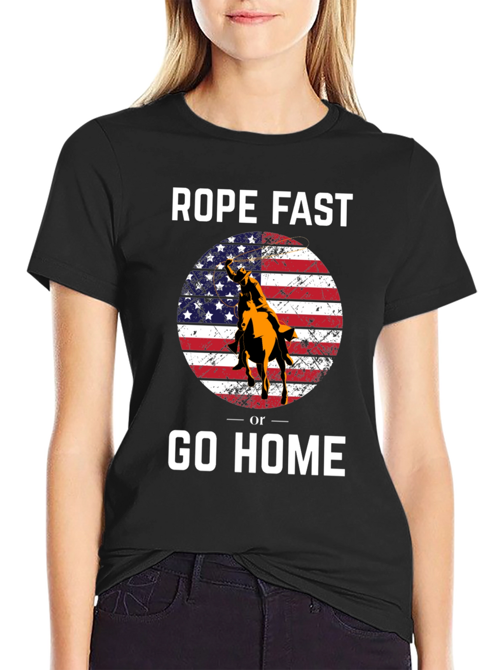 Rope Fast or Go Home Graphic T-Shirt