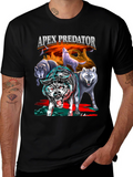 Apex Predator Wolf Pack Graphic T-Shirt