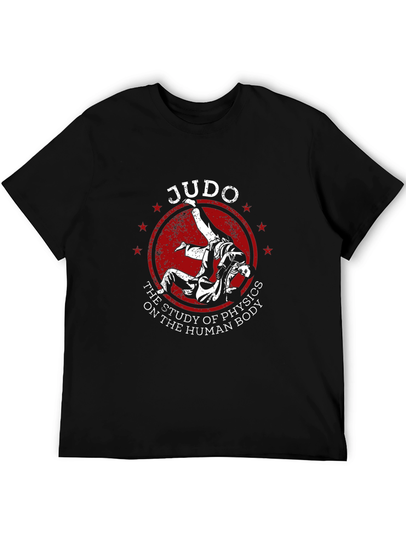 Judo Physics Graphic Black T-Shirt