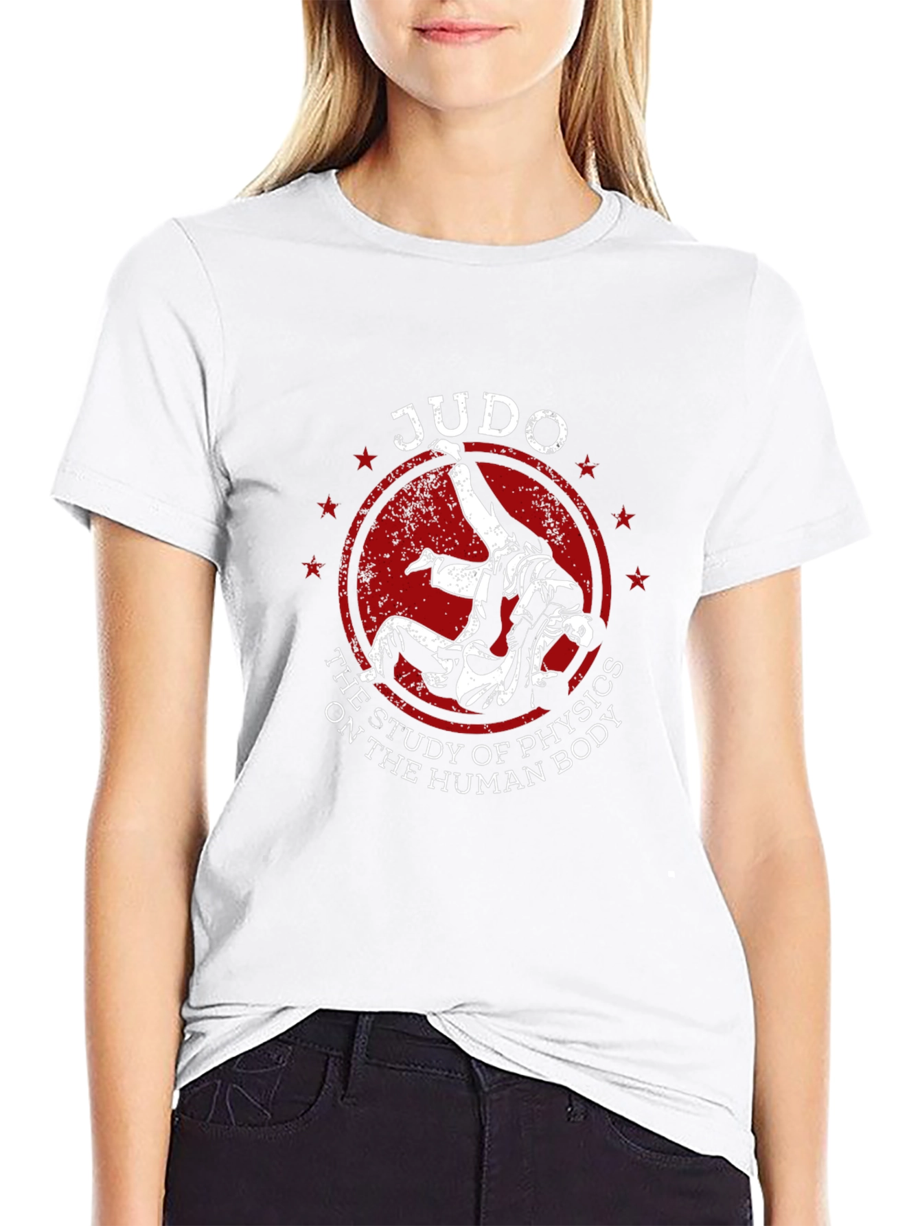 Judo Physics Graphic Black T-Shirt