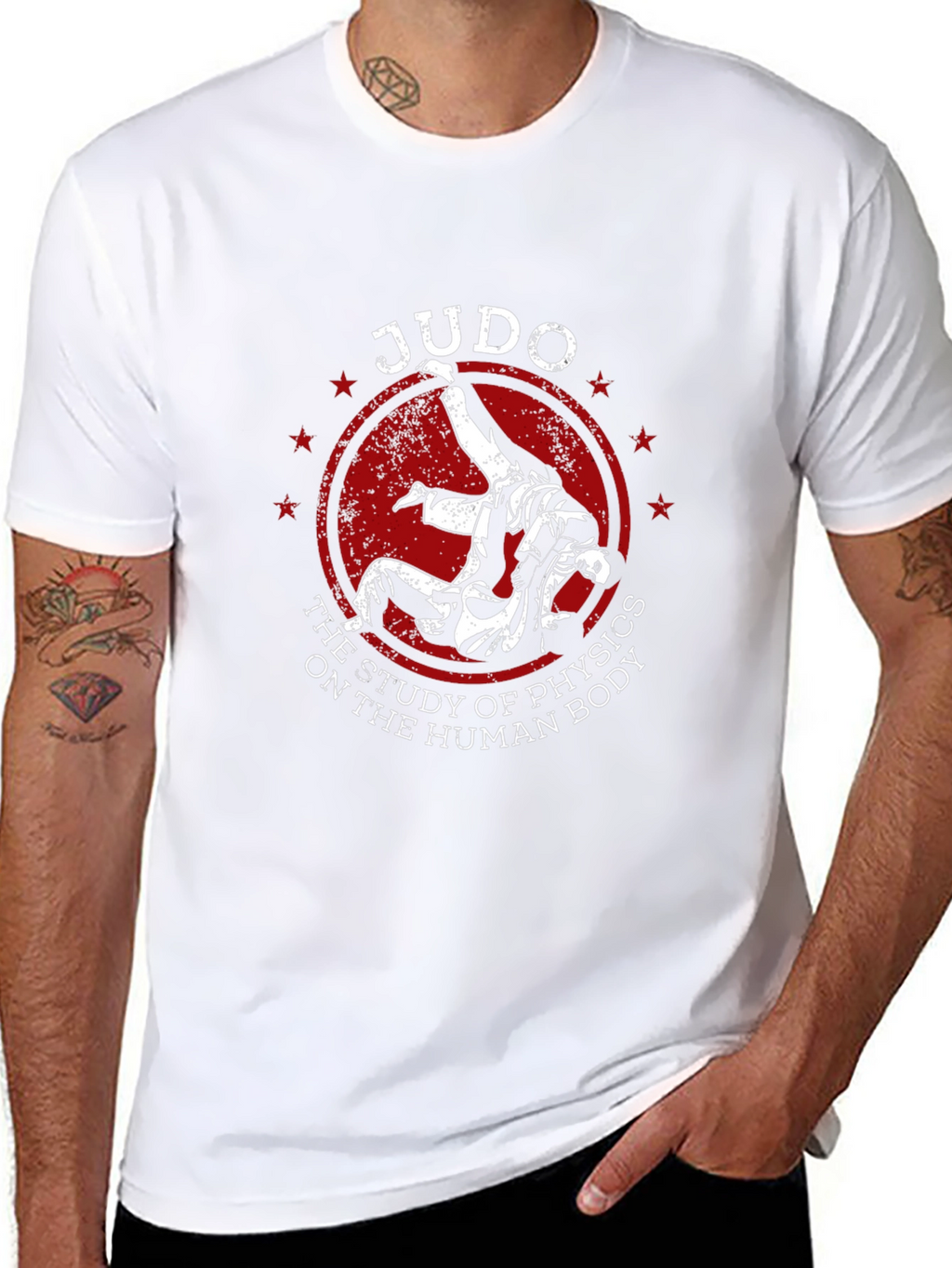 Judo Physics Graphic Black T-Shirt
