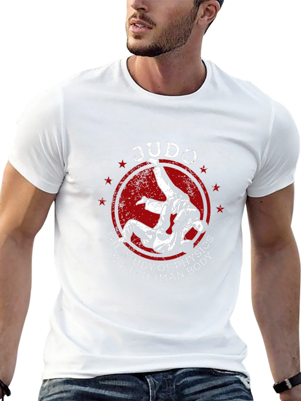 Judo Physics Graphic Black T-Shirt