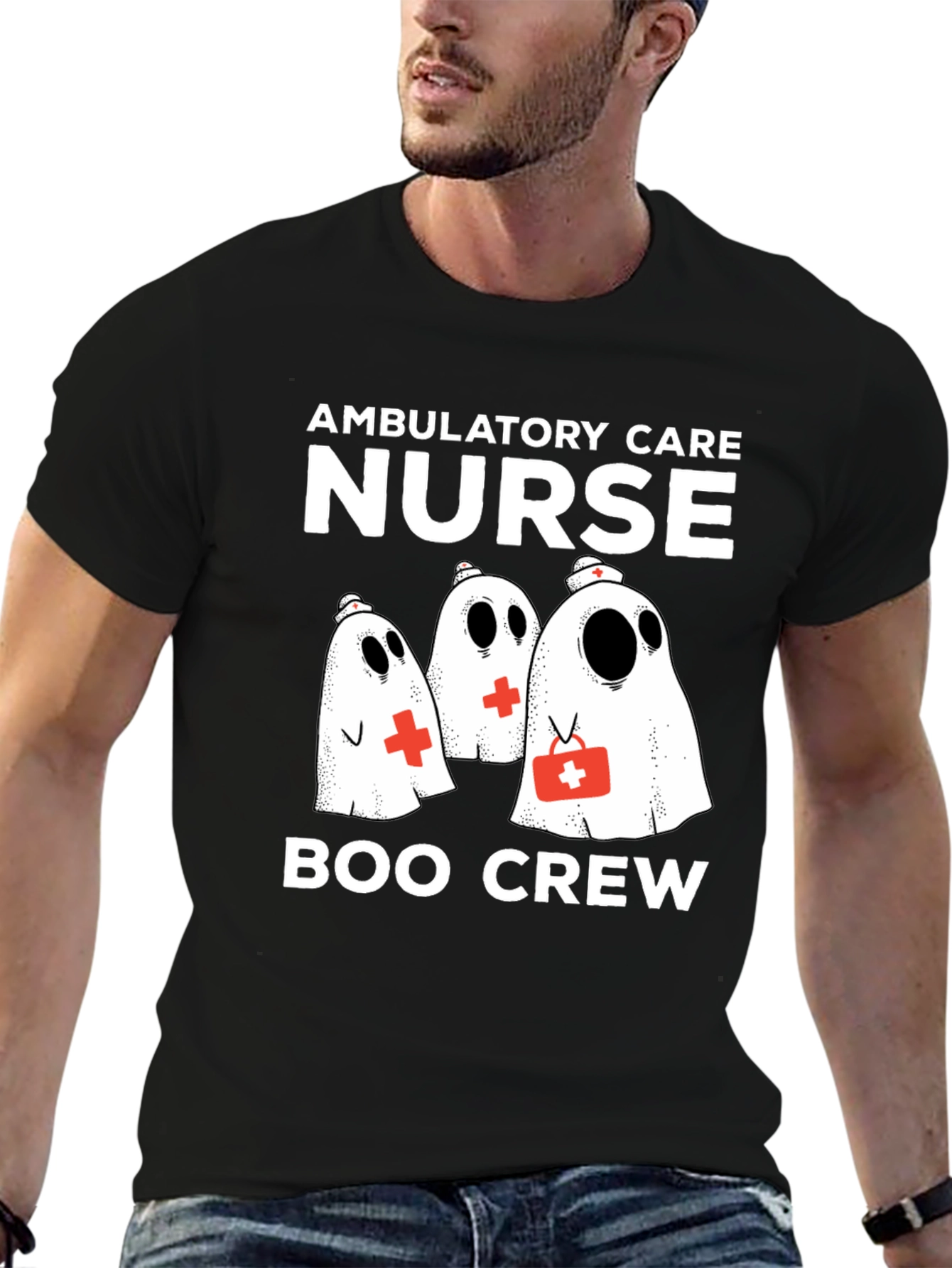 Ambulatory Care Nurse Boo Crew Halloween T-Shirt