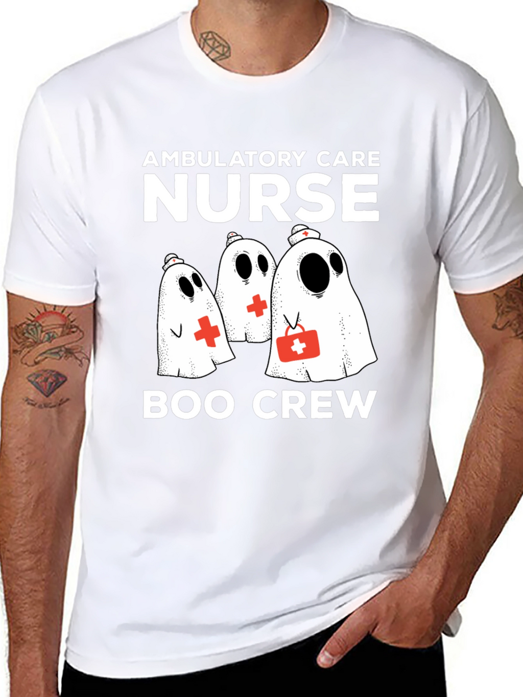 Ambulatory Care Nurse Boo Crew Halloween T-Shirt